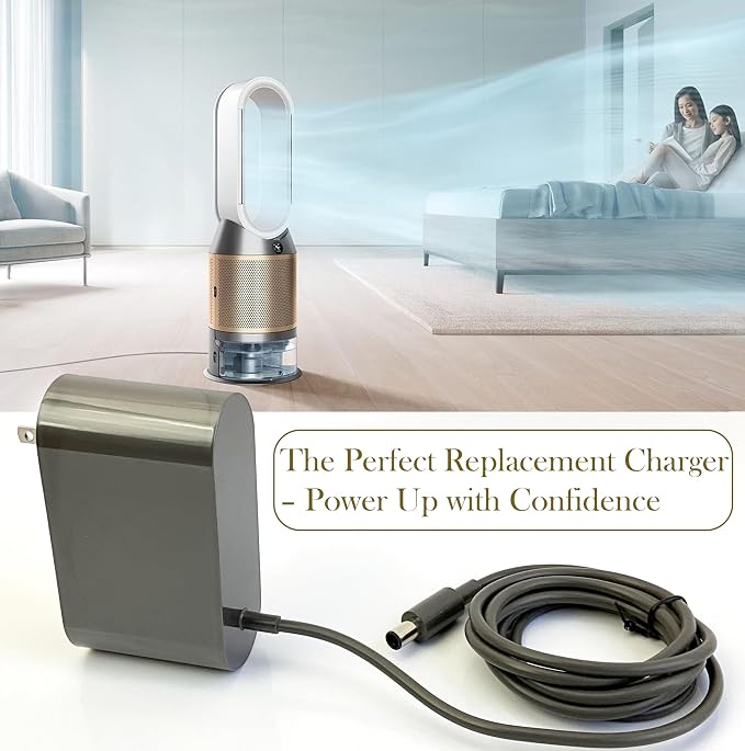 Replacement Charger for Dyson Air Purifier Fan BP01 TP04 HP04 TP05 TP06 TP07 HP06 DP04 PH02 PH01 PH03 PH04 PH09 HP09 TP09 HP07 TP10 Fan AC/DC Power Supply 20V 2.5A 281831-05,310415-20 Gary