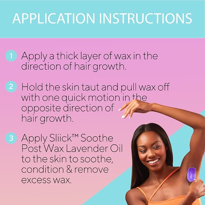 Sliick Professional Wax Warmer – At Home Waxing Kit for Women, At Home Wax Kit for Face & Body Hair Removal
