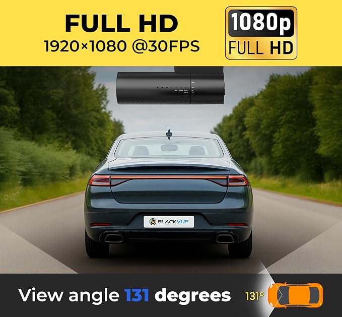 BlackVue DR590X Plus, 1080P Dash Cam Front, STARVIS Sensor, Free 32GB Micro SD Card & Hardwire Cable Included, Dash Camera for Cars, 24H Parking Mode, Built-in Wi-Fi, GPS, App Control