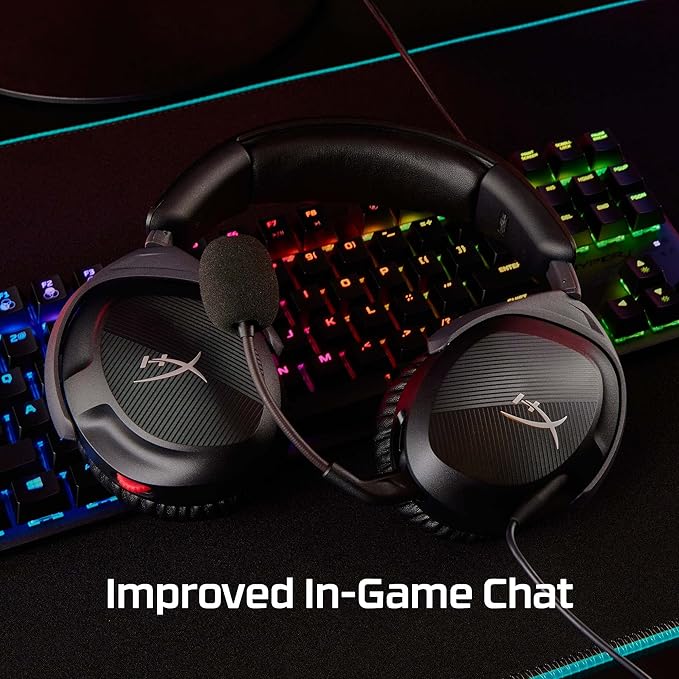 HyperX Cloud Stinger 2 – Gaming Headset, DTS Headphone:X Spatial Audio, Lightweight Over-Ear Headset with mic, Swivel-to-Mute Function, 50mm Drivers, PC Compatible, Black (Pack of 10)