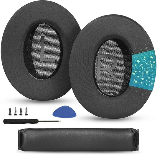 TaiZiChangQin Earpads Replacement Compatible with Bose QuietComfort 45 QC35 II QC45 35 QC35 Headphones Cooling Gel Ear Pads Headband Kit Pillow Cushions