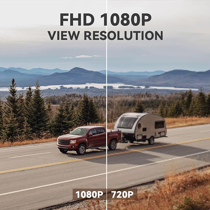 Magnetic Wireless Backup Camera eRapta ACT501 with One Extra Backup Camera