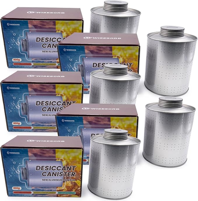 Wisesorb 900 Gram 5 Pack Dehumidifiers for Home, Rechargeable Gun Safe Dehumidifier, Gun Safe Accessories 2 LBS Dehumidifier for Basement, Closet, Garage, Safe, Car, Moisture Absorbers Desiccants