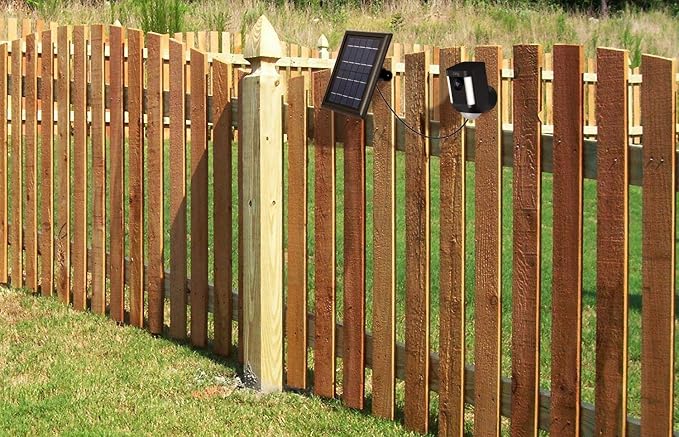 Wasserstein Bundle - Bird Feeder Camera Case & Black Solar Panel (2W 5V) Compatible with Ring Stick Up Cam Battery (Camera NOT Included)