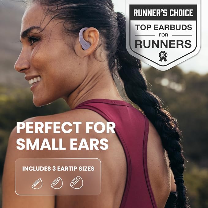 Back Bay Audio - Runner Wireless Earbuds for Running, Workout Wrap Around Earbuds Bluetooth Headphones for Sports, Around the Ear Wireless Bluetooth Running Headphones, Hook Over Earphones Earhooks