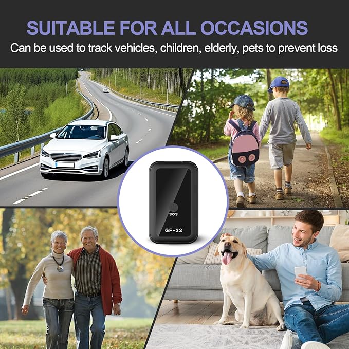 Mini GPS Tracker for Vehicles - Portable Real Time Magnetic GPS Tracking Device for Car, Full Global Coverage Location Tracker for Kids,Trucks/Person,No Subscription Required/No Monthly Fee (Mini)