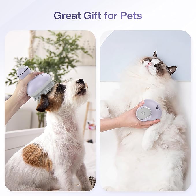 COMFIER Electric Scalp Massager with Mutlti-Modes Vibration, Portable Handheld Head Scratcher for Hair Growth,Waterproof Head Massager for Full Body,Dog Cat Massager for Deep Clean and Stress Relax