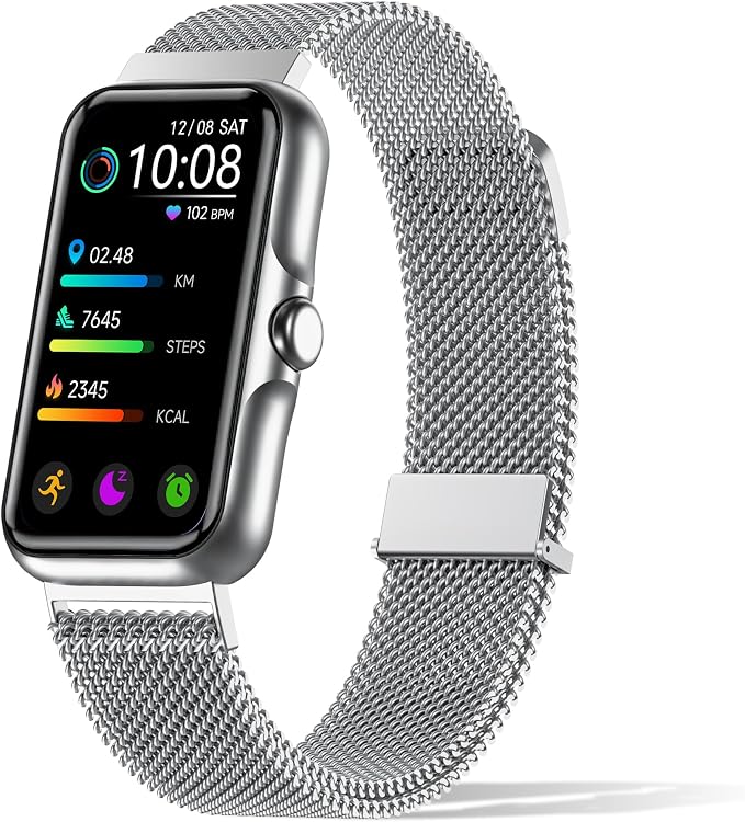 Health Fitness Tracker, Smart Watch with 24/7 Heart Rate and Blood Oxy-gen Monitor, Sleep Tracker with IP68 Waterproof, Activity Tracker Pedometer Step Counter for Women Men