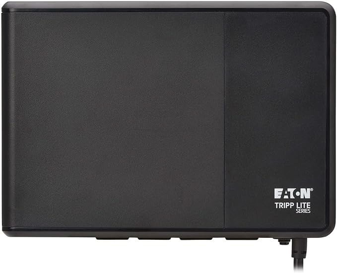 Tripp Lite Cloud-Connected 600VA UPS Battery Backup and Surge Protector, Remote Management & Monitoring, 300W, 4 Outlets, Computer UPS, Wall Mount Option, 5ft Cord, 3-Year Warranty (BC600RNC)