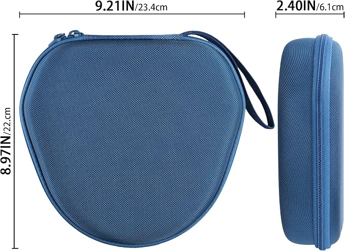 co2CREA Hard Case with Sleep Mode Replacement for Apple AirPods Max 2 / AirPods Max Wireless Over-Ear Headphones (Deep Blue Case)