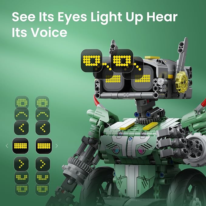 Sillbird Bundle - 2 Items Robot Building Kit with Remote Control Gifts for Kids Boys Ages 8-14, Christmas STEM Coding Robotics Technic Toy Birthday Gifts for Kids, Buildable 5in1 Models