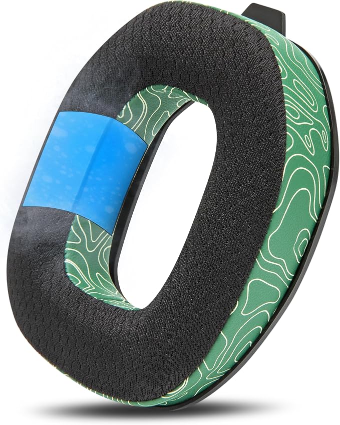 WC Mod Kit A50 - Cooling Gel Earpads + Headband Replacement for Astro A50 Gen 4, Gen 5 & A50X by Wicked Cushions | Enhanced Comfort, Cooling & Durability | Emerald Tide