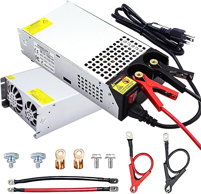 AC to DC 24V 62.5A 1500W Power Supply,Universal SMPS Switching 110V to 24V Converter Transformer Driver Adapter for DIY,RV,Pump,LED Strip,LCD Monitor(DC24V-62A-1500W)