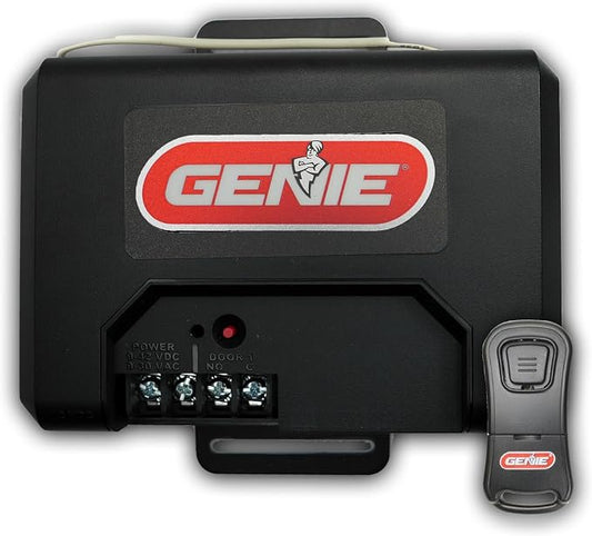 Genie GIR1DR-R Universal Garage Door Opener Conversion Kit – Fixes Frequency Interference and Upgrades Most Brands to Intellicode Security, Black