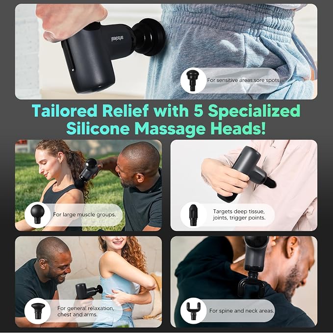 arboleaf Heated Scalp Massager and Massage Gun Bundle
