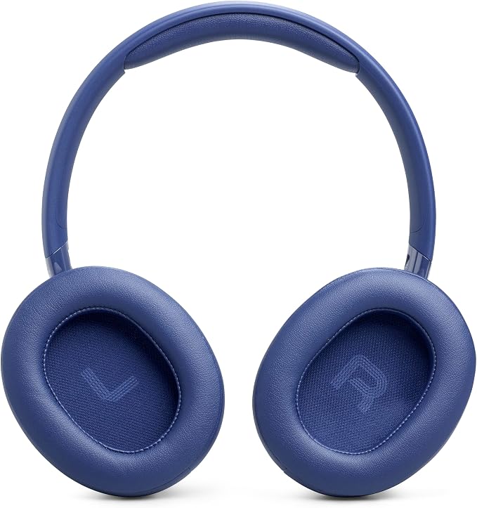 JBL Tune 730BT - Wireless Over-Ear Bluetooth® 6.0 Headphones with Powerful JBL Pure Bass Sound, 2 beamforming mics for Perfect Calls, Up to 76 Hours of Battery Life, & Multi-Point Connection (Blue)