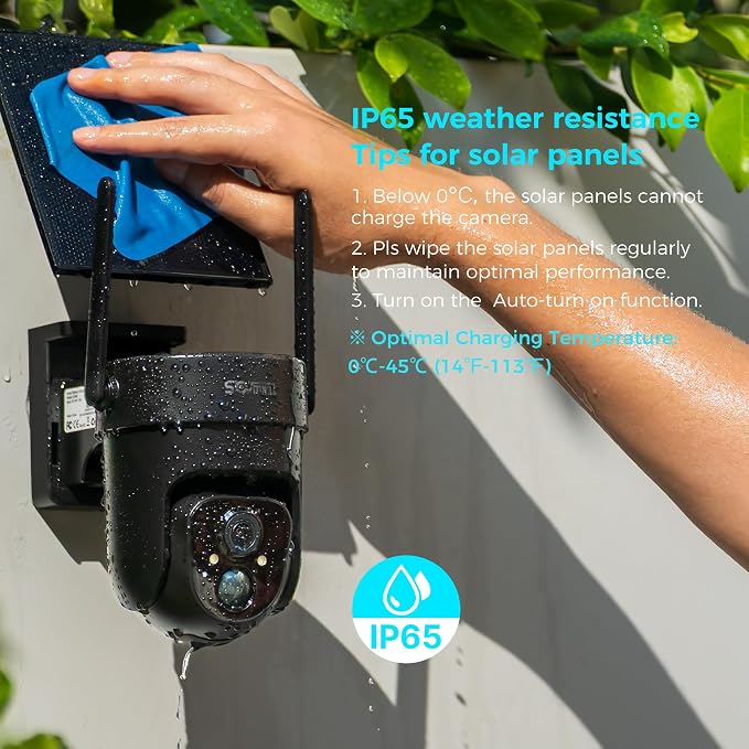 Vicohome 2QB 2K AI Solar Security Camera Wireless Outdoor, Battery Powered Cam, Two Way Audio, Motion Detection, Color Night Vision, Easy to Setup, Audible Flashlight Siren, 180 Days Care Plan