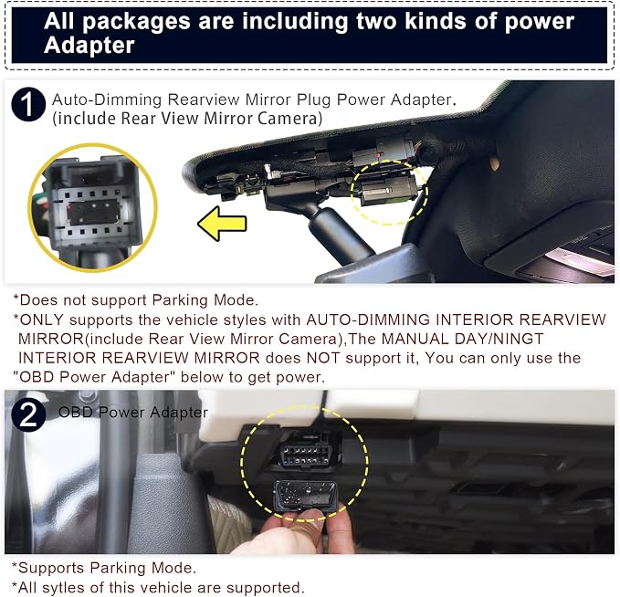 Mangoal 4K Dash Cam fit for Chevy Silverado 1500 2014 2015 2016 2017 2018 2500 HD/3500 HD 2015-2019 (Model D), with A Cover, if Not, You Can Buy Model E (with Auto-Dimming Rearview Mirror Plug)
