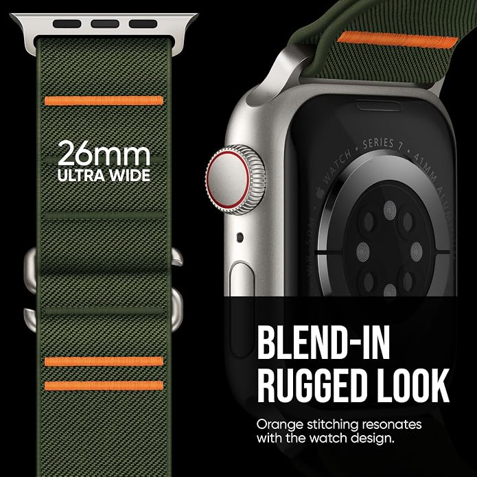 Suitisbest 2 Pack Sport Band Compatible with Apple Watch Ultra Band 49mm 46mm 45mm 44mm 42mm 41mm 40mm 38mm, Stretchy Sport Loop Strap for iWatch Series 11 10 9 8 7 6 5 4 3 2 1, SE 3 2 1, Ultra 3 2 1