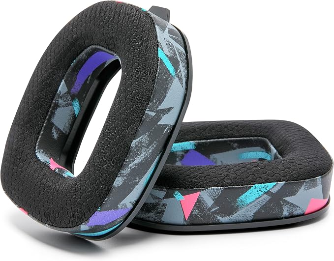 WC Freeze A50 - Cooling Gel Replacement Earpads for Astro A50 Gen 4, Gen 5 and A50X Only, Made by Wicked Cushions, Improved Durability, Thickness and Sound Isolation | 90's Black