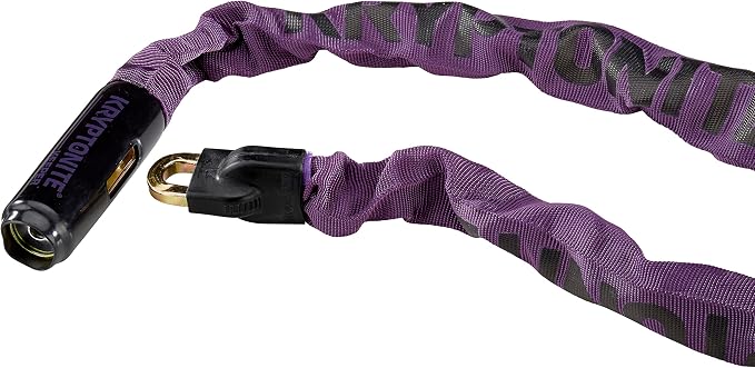 Kryptonite Keeper 785 Bike Chain Lock, 2.8 Feet Long Heavy Duty Anti-Theft Bicycle Chain Lock with Keys for Bike, Motorcycle, Scooter, Bicycle, Door, Gate, Fence | chain-bike-locks