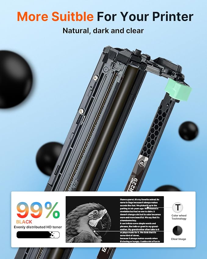 E-Z Ink Pro Compatible DR229CL Drum Unit Replacement for Brother DR229CL use with TN229 TN229xl Compatible with Brother MFC-L3780CDW MFC-L3720CDW HL-L3220CDW HL-L3280CDW Printer (4 Pack)