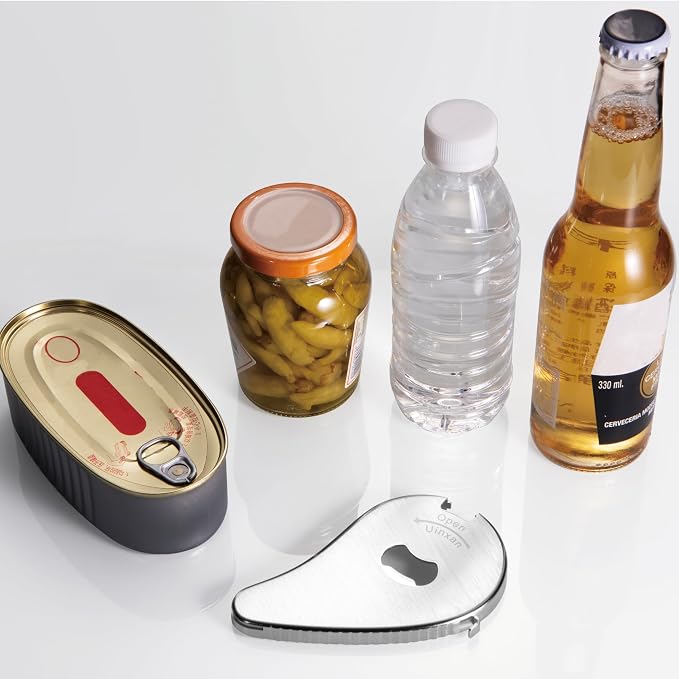 Uinxan Jar Opener for Weak Hand & Seniors with Arthritis,Bottle and Can Opener,Ring Pull Tab Cans,Open Any Lids