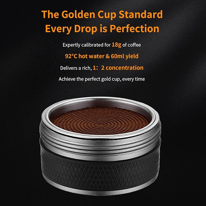 Bincoo Portable Electric Espresso Machine with Stand, Self-Heating, 20 Bar Car Coffee Maker Double Shot Travel Coffee Machine for Camping, Travel, RV, Hiking, Office, H1pro