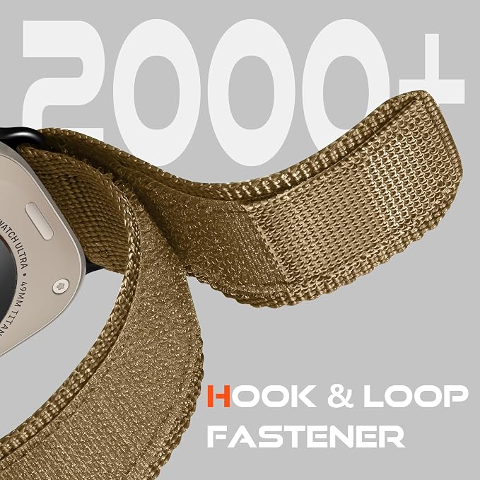 Bandletic Compatible with Apple Watch Ultra 3 Band, Wide Soft Nylon Sport Loop with Magnetic Fidlock V-Buckle for iWatch 49mm(Ultra 3/2/1),46mm(11/10),45mm(9/8/7),44mm(SE3/SE2/SE/6/5/4),42mm(3/2/1)