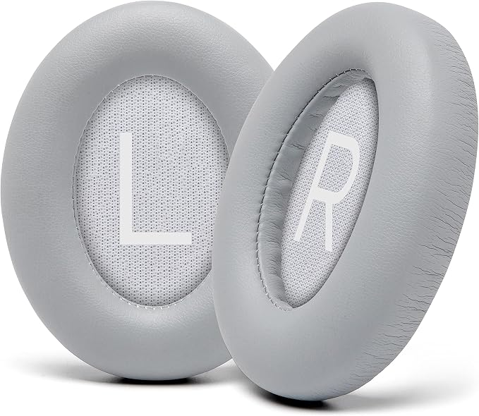 WC Wicked Cushions Upgraded Replacement Ear Pads for Bose 700 Noise Cancelling Headphones (NC700) - Softer PU Leather, Luxurious Memory Foam, Added Thickness, Extra Durable Ear Cushions | (Silver)