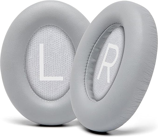 WC Wicked Cushions Upgraded Replacement Ear Pads for Bose 700 Noise Cancelling Headphones (NC700) - Softer PU Leather, Luxurious Memory Foam, Added Thickness, Extra Durable Ear Cushions | (Silver)