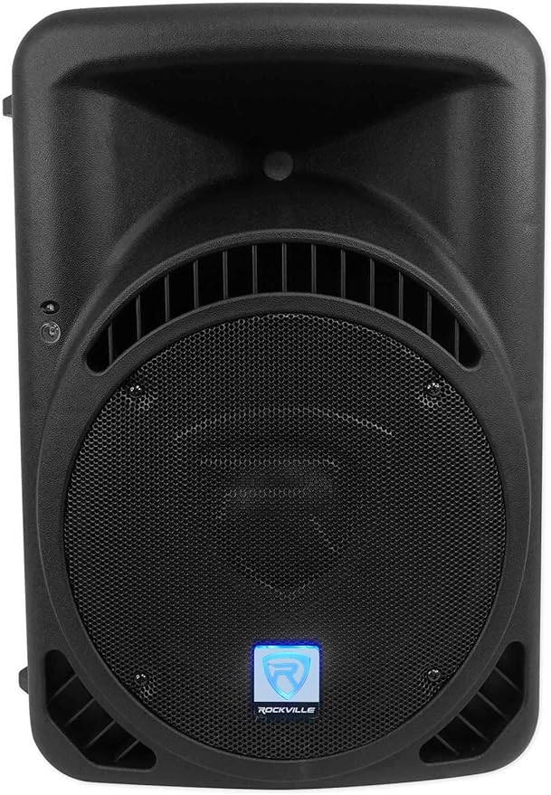 Rockville RPG12BT V2 800W Powered 12" DJ PA Speaker, Bluetooth, Wireless Remote Control, EQ, TWS, for DJs, Musicians, and Live Events
