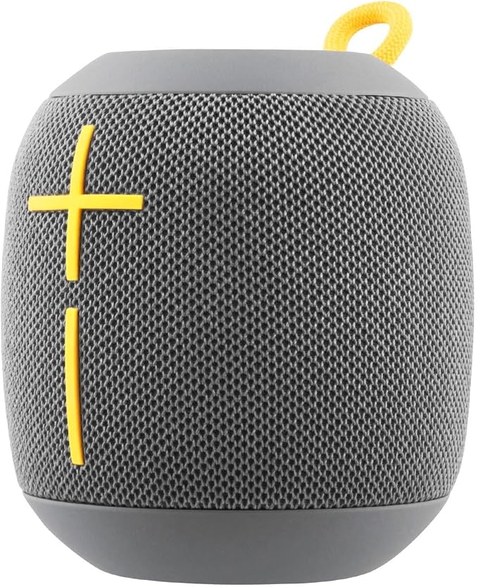 UE WONDERBOOM Super Portable Waterproof Bluetooth Speaker (Stone Grey) (Renewed)