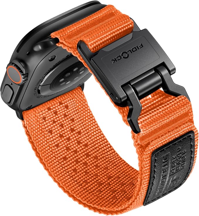 Bandletic Compatible with Apple Watch Ultra 3 2 Band 49mm for Men - Soft Breathable Nylon Magnetic FIDLOCK Hook Buckle Wristband for iWatch Series 11/10 46mm, 9/8/7 45mm, SE/6/5/4 44mm, 3/2/1 42mm