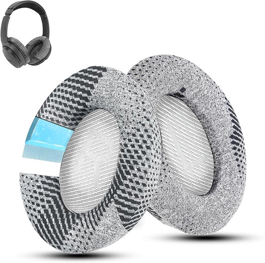Cooling Gel QuietComfort 35 / QC35 II Replacement Ear Pads for Bose Headphones, Fits QC45 QC25 QC2 QC15, AE2i AE2w, SoundTrue & SoundLink Series (White)