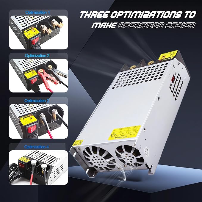 AC to DC 12V 125A 1500W Power Supply,120V to 12v Converter/110V to 12V Converter for RV Pump LED Strip CCTV Car Vacuum Stereo Disel Heater(DC12V-125A-1500W)