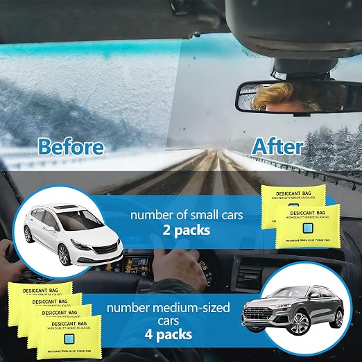 Threlaco 15 Pack 100 g Rechargeable Desiccant Packs Silica Gel Desiccant Moisture Absorbing Bag for Storage Reusable Car Dehumidifier Bag Bin Indicating Silica Gel Packet for Home (5 x 3.5 Inches)