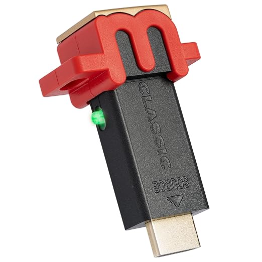 Marseille mClassic OG - Restore Your TVs Game Mode Image Quality, Lag Free, on Nintendo Switch, Xbox, PlayStation, Gamecube, N64, Wii, SNES, and More - Supports 1440p/60hz