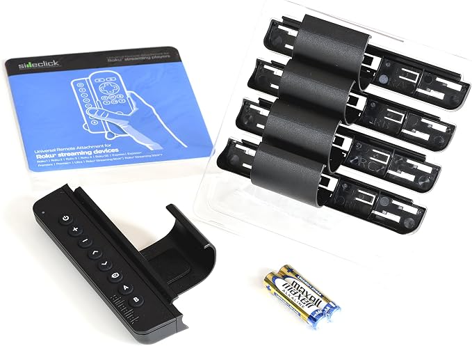 Universal Remote Attachment for Roku Streaming Player