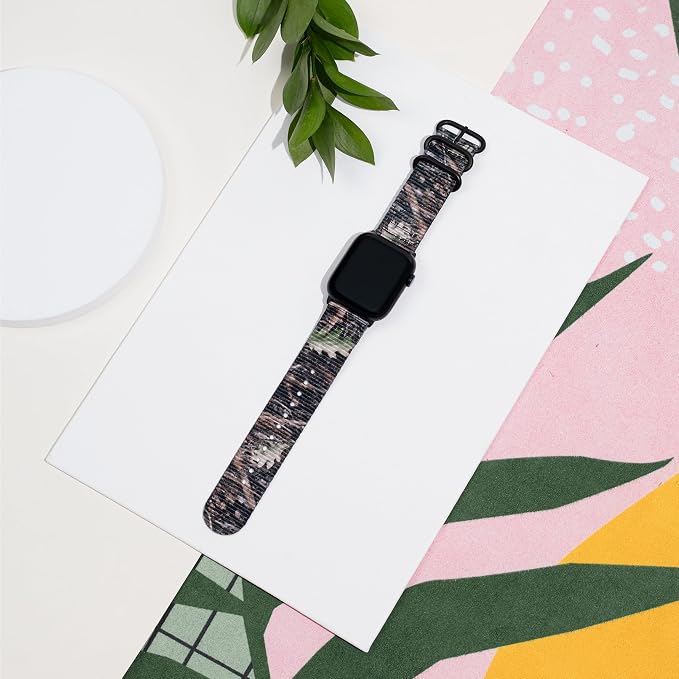Carterjett EXTRA LARGE Hiking Trail Nylon Band - Compatible with Apple Watch Ultra 2/Ultra Band 49mm 46mm 45mm 44mm for Men Women, XL for Big Wrists, Xtra Long, Soft Braided Sturdy Weave Sport Strap for iWatch Ultra 2, iWatch Ultra Series 10 & All Mode...