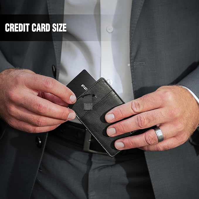 Faraday Card - RFID Scrambler | Premium Contactless Debit/Credit Card Scrambler | RFID Blocking | For Men & Women | Slim Design | Fits in Most Wallets and Purses