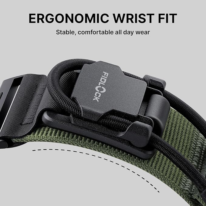Bandletic Compatible with Apple Watch Ultra 3 Bands for Men, Braided Nylon Loop Replacement Strap with Magnetic Fidlock Hook Rope Buckle for iWatch 49mm, Series 11/10 46mm, 9/8/7 45mm, SE/6/5/4 44mm