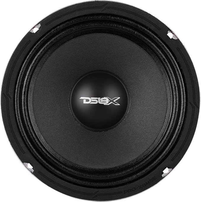 DS18 PRO-X8MSE Loudspeaker - 8", Midrange, Sealed Basket, 550W Max, 275W RMS, 8 Ohms - Premium Quality Audio Door Speakers for Car or Truck Stereo Sound System (1 Speaker)