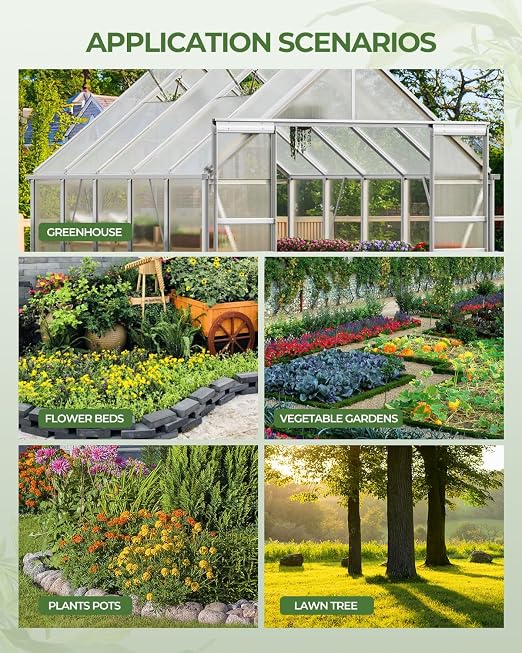 Drip Irrigation System for Watering Garden: 230FT Misting Sprinkler DIY Devices with Tubing Hose for Indoor Plants Outdoor Flower Beds Raised Growing Lawn Tree Patio Hydroponic