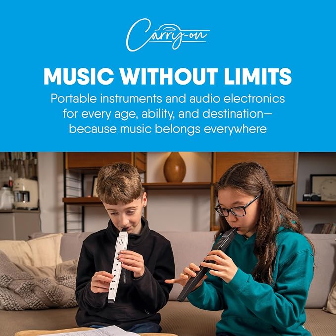 Carry-on Digital Wind Instrument 2 Pro - Lightweight and Rechargeable with 65 Instrument Voices - Built-In Speaker, Intuitive LCD Interface and Bluetooth Connectivity for Performance On-The-Go