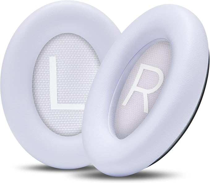 WC PadZ QC45 - Earpads for Bose QuietComfort 45 / QuietComfort Se/QuietComfort Wireless, Made by Wicked Cushions | Extra Thick Cushion | Premium Durable Stitching | Chilled Lilac