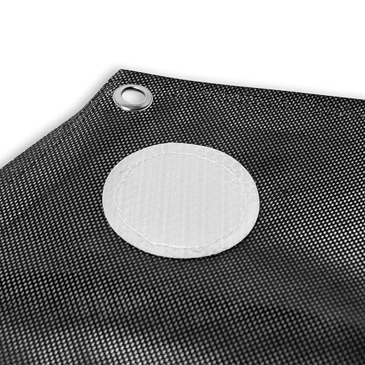 Sky High Bull's-Eye 24” LiDAR Ground Control Point GCP - UAV Aerial Target for LiDAR Mapping & Surveying (6 Pack) Retro-Reflective Black Hexagon with Center Eyelet for Aerial Mapping & Photogrammetry