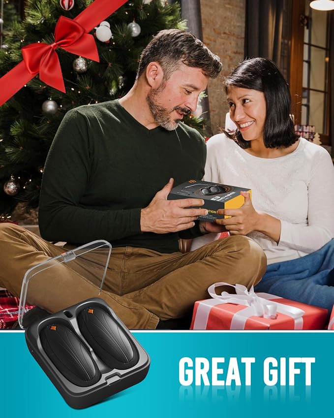 Hand Warmers Rechargeable 2 Pack, 14000mAh Electric Hand Warmers with Wireless Charging Case, AI Chip 3 Heat Settings Up to 50-Hour Portable Pocket Heater, Gifts for Christmas, Camping, Hunting, Golf