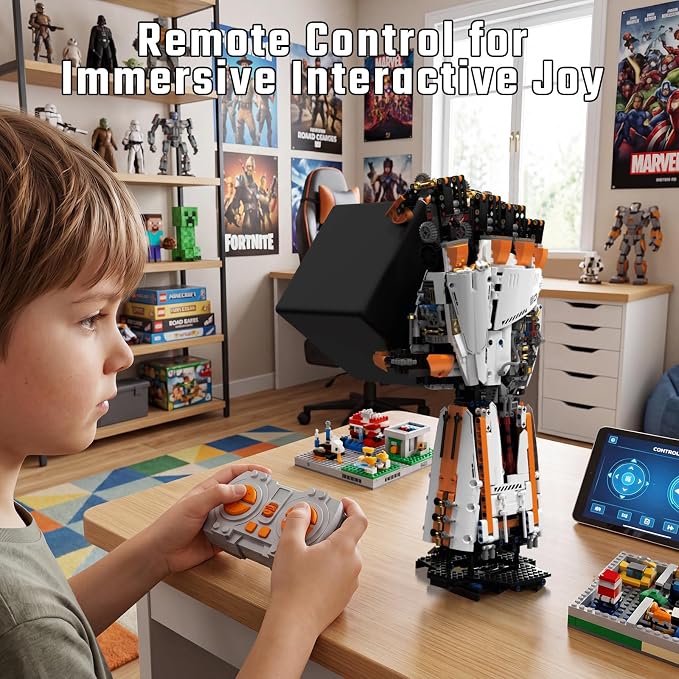 HPROMOT Building Toys STEM Robotics Arm Kits, 1622PCS APP & Remote Control Robot Toys for Kids Ages 8-16, Engineering Technic Coding Robotic Kit, Educational Science Set Birthday Gift for Boys Girls