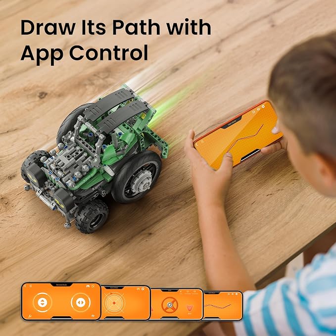 Sillbird Bundle - 2 Items Robot Building Kit with Remote Control Gifts for Kids Boys Ages 8-14, Christmas STEM Coding Robotics Technic Toy Birthday Gifts for Kids, Buildable 5in1 Models